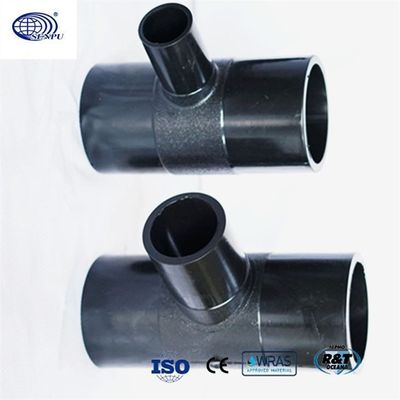 EN 12201-3 Butt Fusion Tee HDPE Pipe Fittings For Water Supply