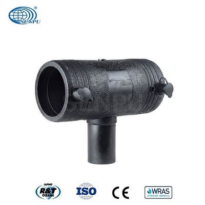 HDPE Pipe Electrofusion Joint Reducing Tee Plastic Pipe Fittings Anti Scratch