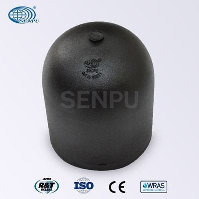 PE Butt Fusion HDPE End Cap Poly Pipe Frictional Resistance ODM