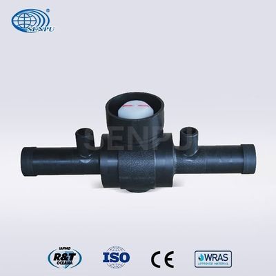 DN90 To DN315 Poly Pe Ball Valve Chemical Resistance For Gas Supply