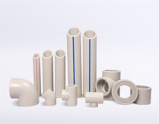 Lightweight PPR PE Water Pipes High And Low Temperature Resistance Rustproof