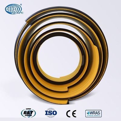 Metal Steel Reinforced Polyethylene Spiral HDPE Corrugated Pipe Eco Friendly