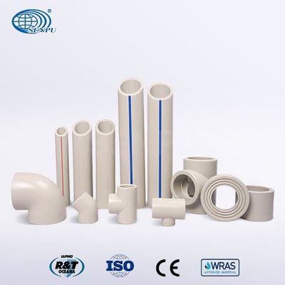 Toxic Free Plastic PPR Cold Water Pipe High Temperature Resistance