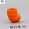 Orange PPR Pipes Fittings Plastic Compression Reducing Pipe Elbow 45 90 Degree