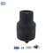 DN20 DN63 Plastic Pipe Fitting Black HDPE Reducing Coupler Socket Fusion Tee
