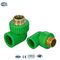 Green Brass Male Thread Elbow Pipe Fitting