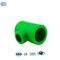 Green PPR Pipe Fitting Reducing Tee
