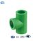 Green PPR Reducing Tee DIN16962 PPR Pipes Fittings Quick Coupling