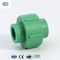 ISO9001 CE PPR Plastic Pipe Union Coupling For Water Supply System