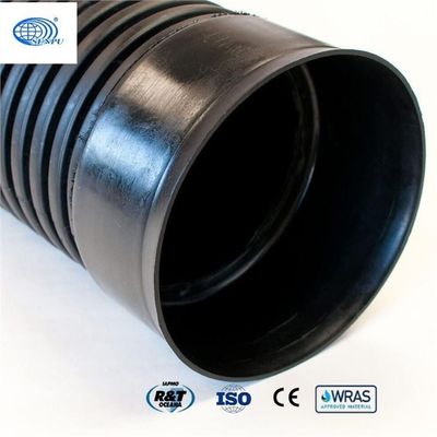 SN4 SN8 Double Wall Corrugated Hdpe Pipe Smooth Interior For Drainage