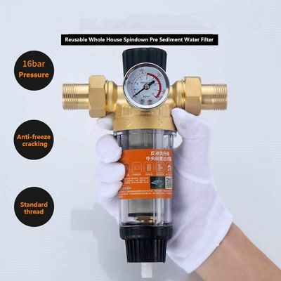Water Filters Household Pre Filtration Backwash Sediment Filter